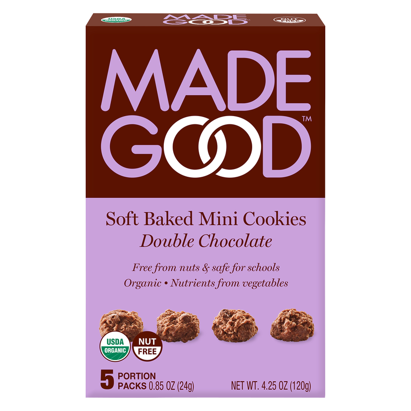 Made Good Organic Double Chocolate Soft Baked Minis Cookies 4.25oz