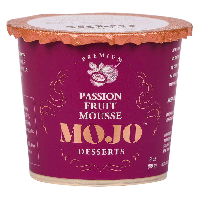 Mojo Desserts Passion Fruit Mousse 3 oz