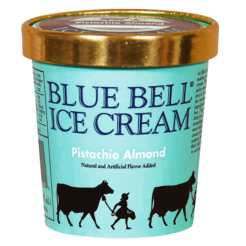 Blue Bell Pistachio Almond Ice Cream 16oz