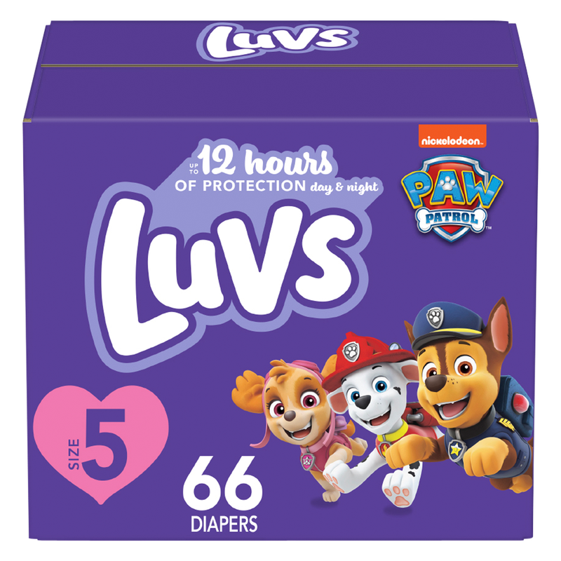 Luvs Size 5 Family Pack 66 ct