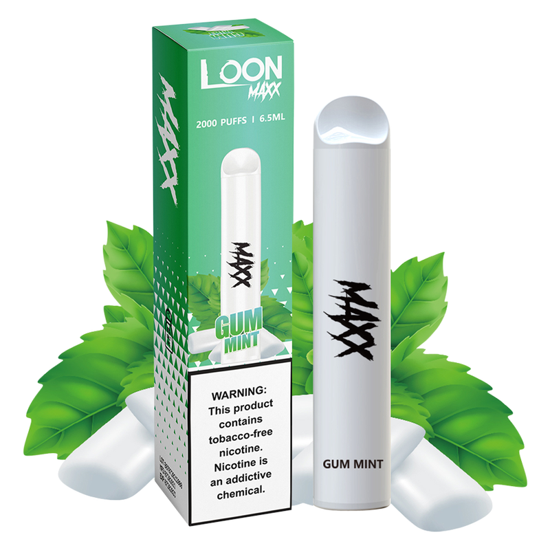 Loon MAXX Gum Mint Disposable Vape 6.5ml 6% Nicotine