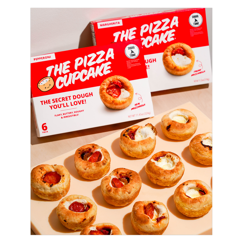 The Pizza Cupcake Margherita 6ct 11.2oz Quick Meals fast delivery by