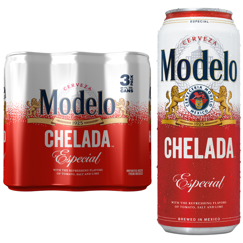 Modelo Chelada Especial 3pk 24oz Can 3.5% ABV