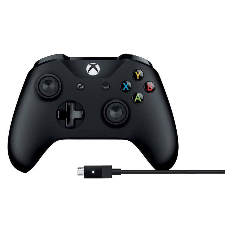 Microsoft Xbox Series S Carbon Black Wireless Controller and Cable