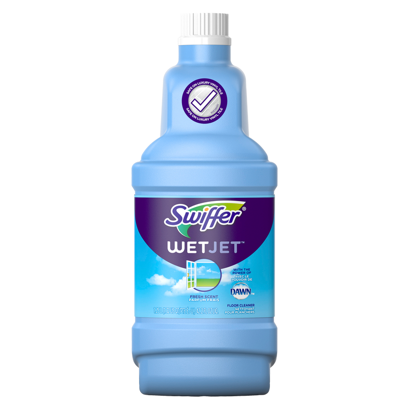 Swiffer WetJet Multi-Purpose Floor Cleaner Solution Refill Open Window Fresh Scent 1.25L