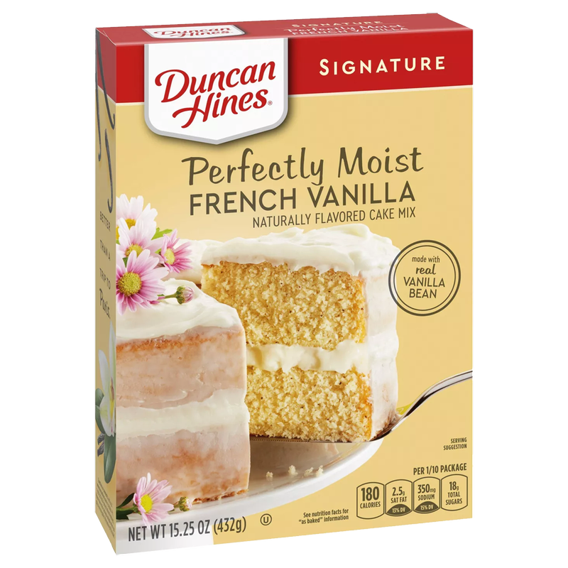 Duncan Hines French Vanilla Cake Mix 15.25oz