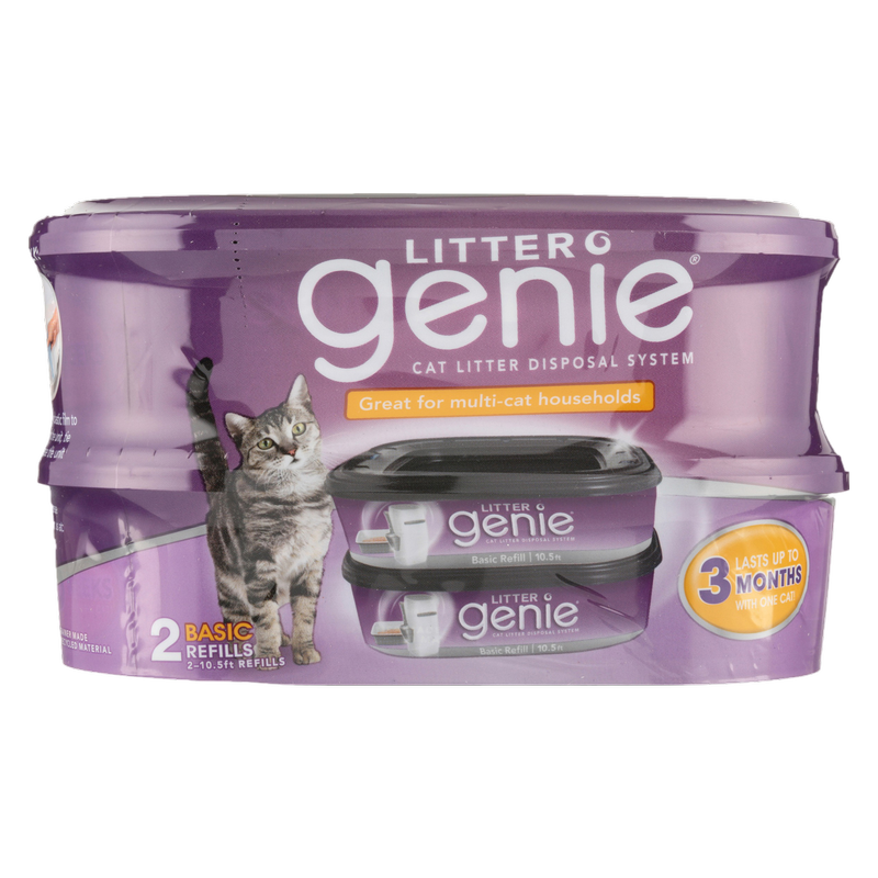 Litter Genie Ultimate Odor Control Refill Cat Litter 2ct