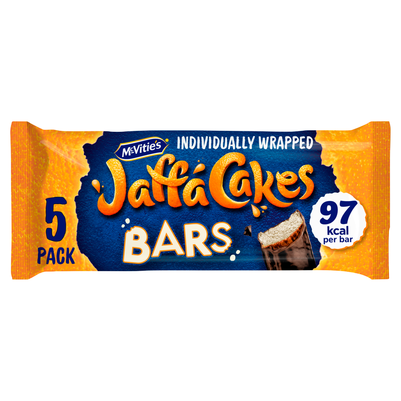 McVitie's Jaffa Cakes Bars, 5 x 24.5g