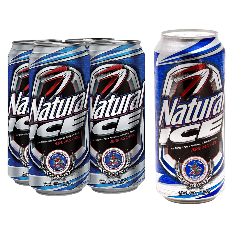 Natural Ice 4pk 16oz Can 5.9% ABV
