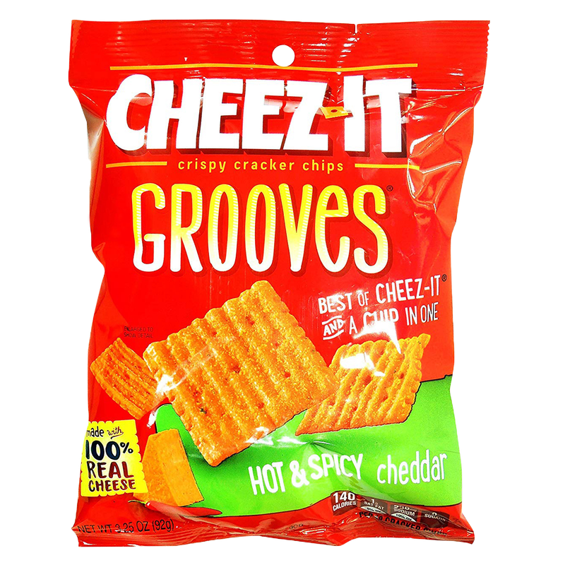 Cheez-It Grooves Hot & Spicy Crackers 3.25oz