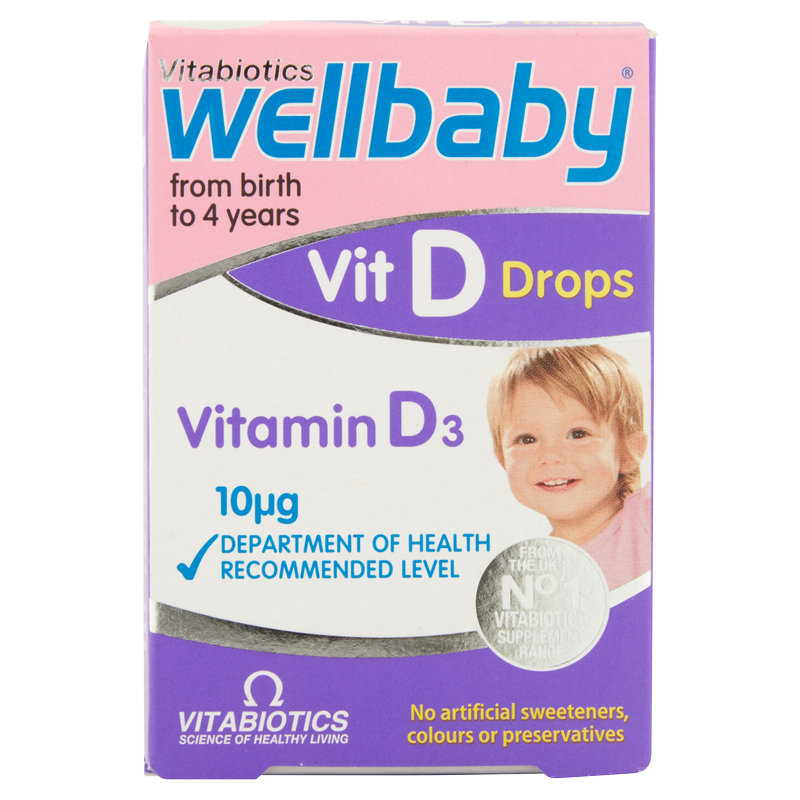 Vitabiotics Wellbaby Vitamin D Drops, 30ml