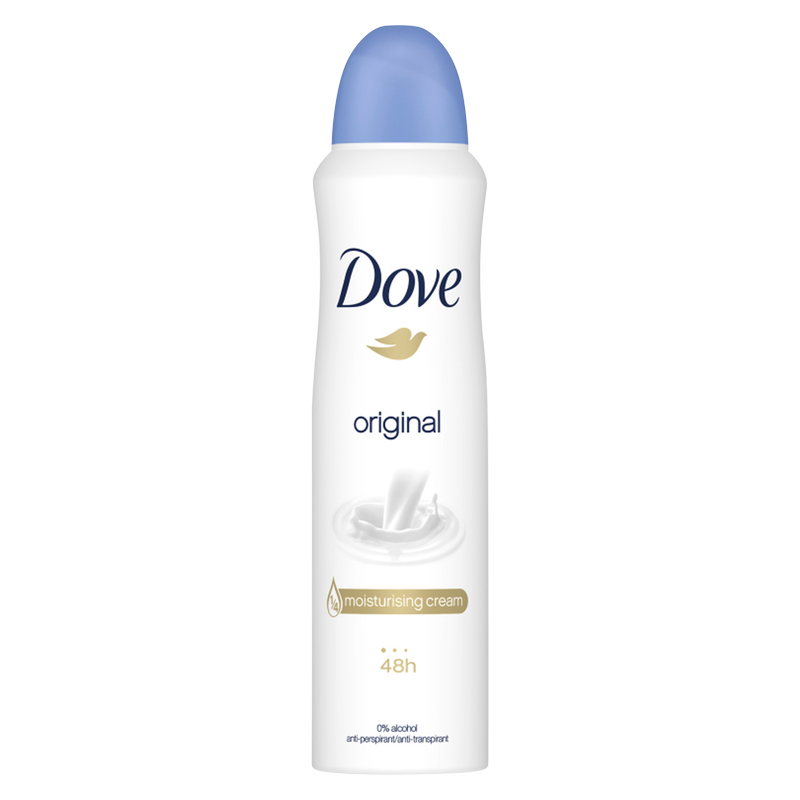 Dove Original Spray Deodorant, 150ml