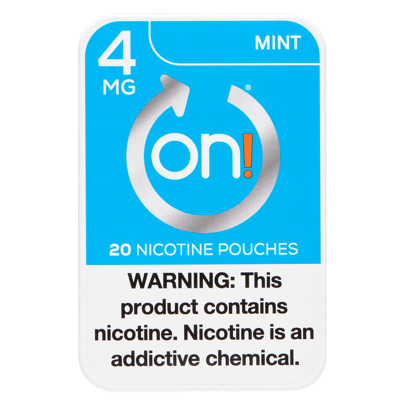 On! Mint Nicotine Pouches 4mg