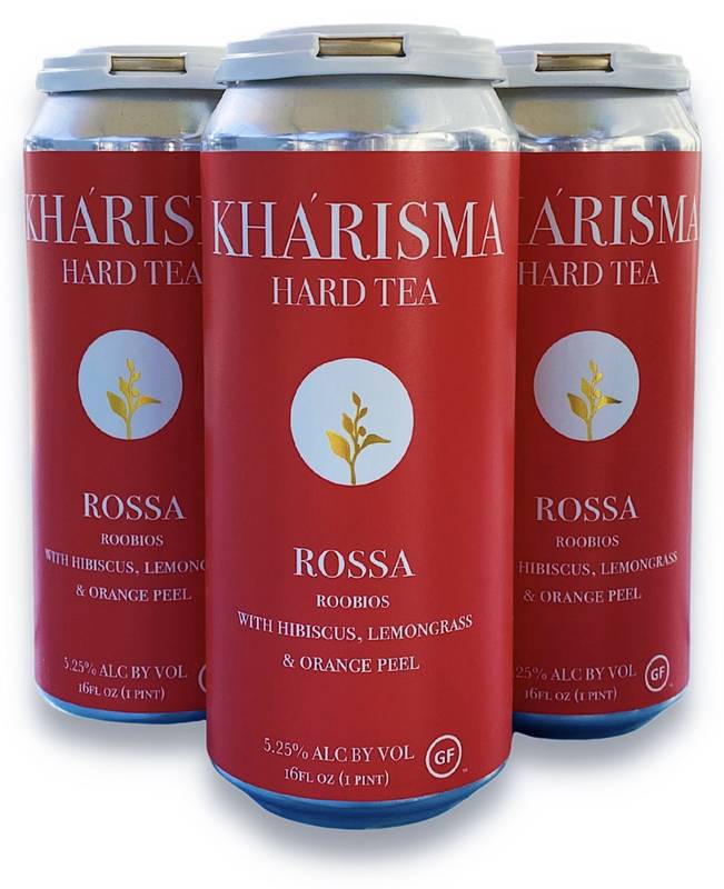 Kharisma Hard Tea Rossa Roobios 4pk 16oz Cans