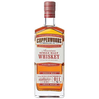 Copperworks American Single Malt Whiskey 750ml