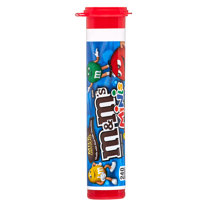 M&M's Minis Milk Chocolate Candies Mega Tube 1.77oz