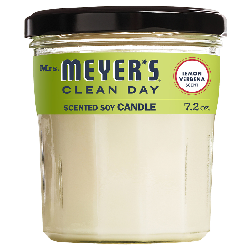 Mrs. Meyer's Clean Day Lemon Verbena Scented Soy Candle 7.2oz