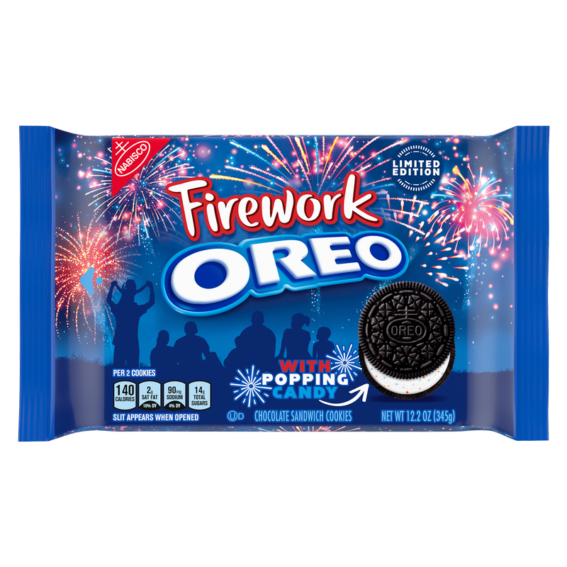 Oreo Fireworks Chocolate Sandwich Cookies 12.2oz