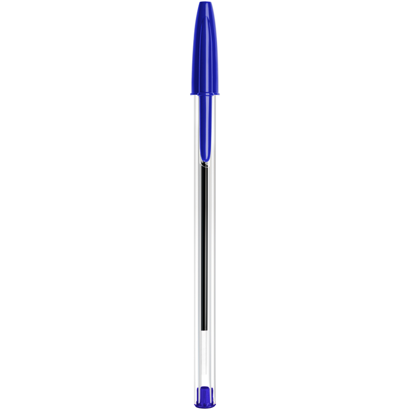 BIC Cristal Blue Pens, 4pcs