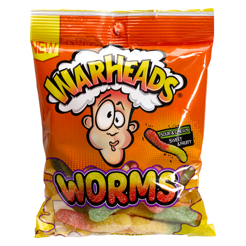 Warheads Worms 5oz