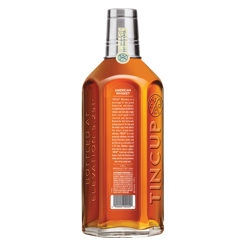 Tin Cup Whiskey 1.75L Alcohol fast delivery by App or Online