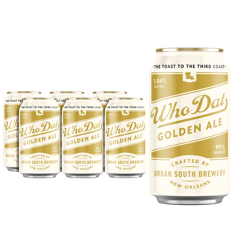 Urban South Who Dat Golden Ale 6pk 12oz Can 5.04% ABV