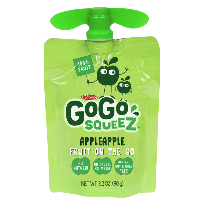 GoGo Squeez Applesauce Pouch 3.2oz 4pk