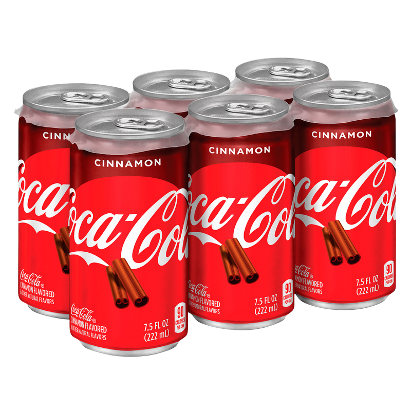 Coca-Cola Cinnamon 6pk 7.5oz Mini Can