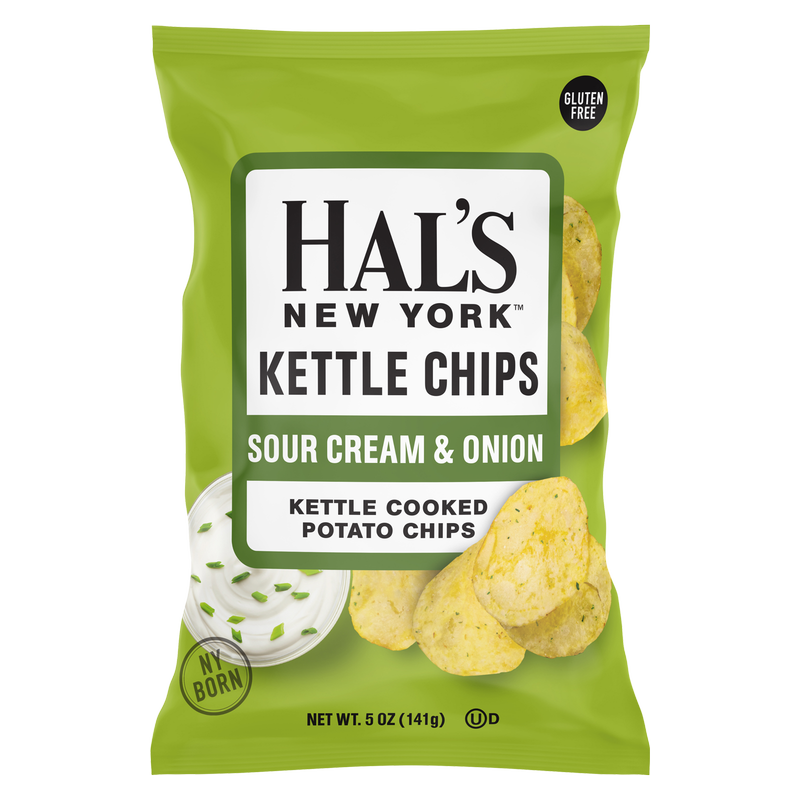 Hal's New York Sour Cream & Onion Chips 5oz