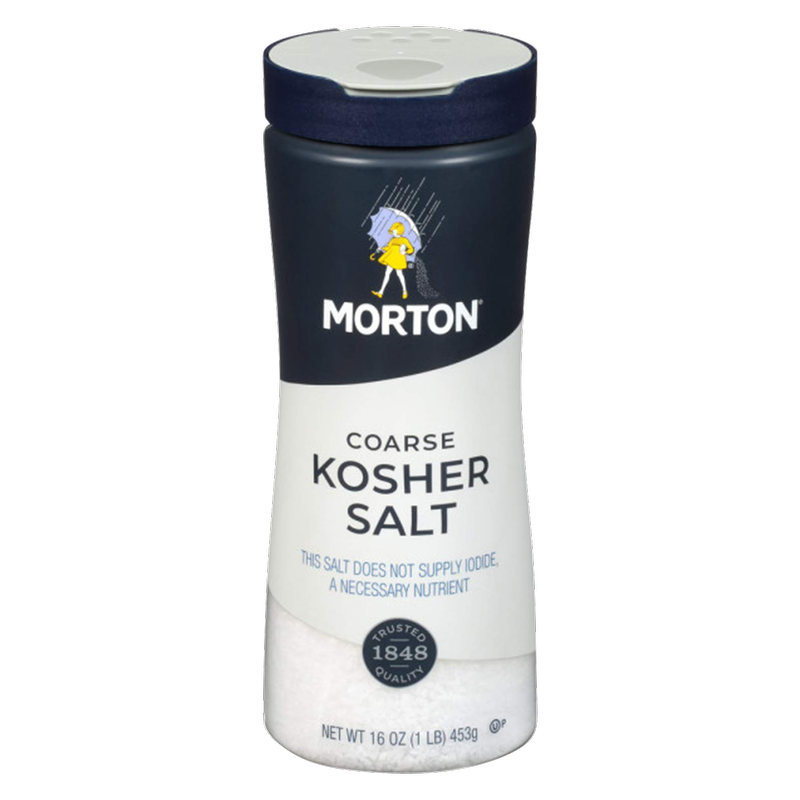 Morton Coarse Kosher Salt, 16oz. 