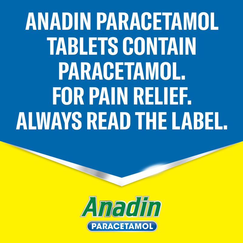 Anadin Paracetamol 500mg, 16pcs