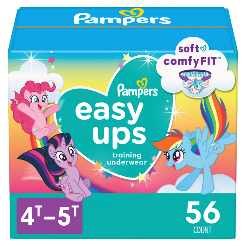 Pampers EasyUp 4T/5T Super Girl 56ct