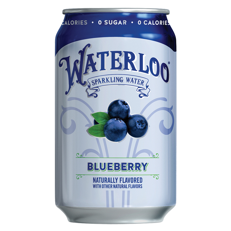 Waterloo Blueberry Sparkling Water 12oz Can