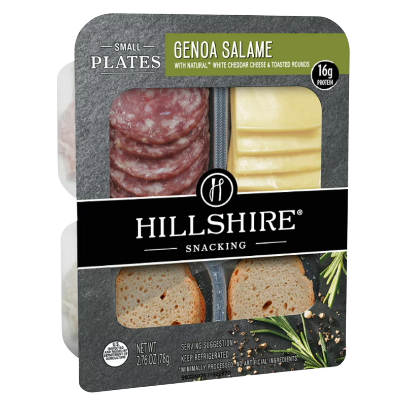 Hillshire Genoa Salame & Cheddar Cheese with Crackers - 2.76oz