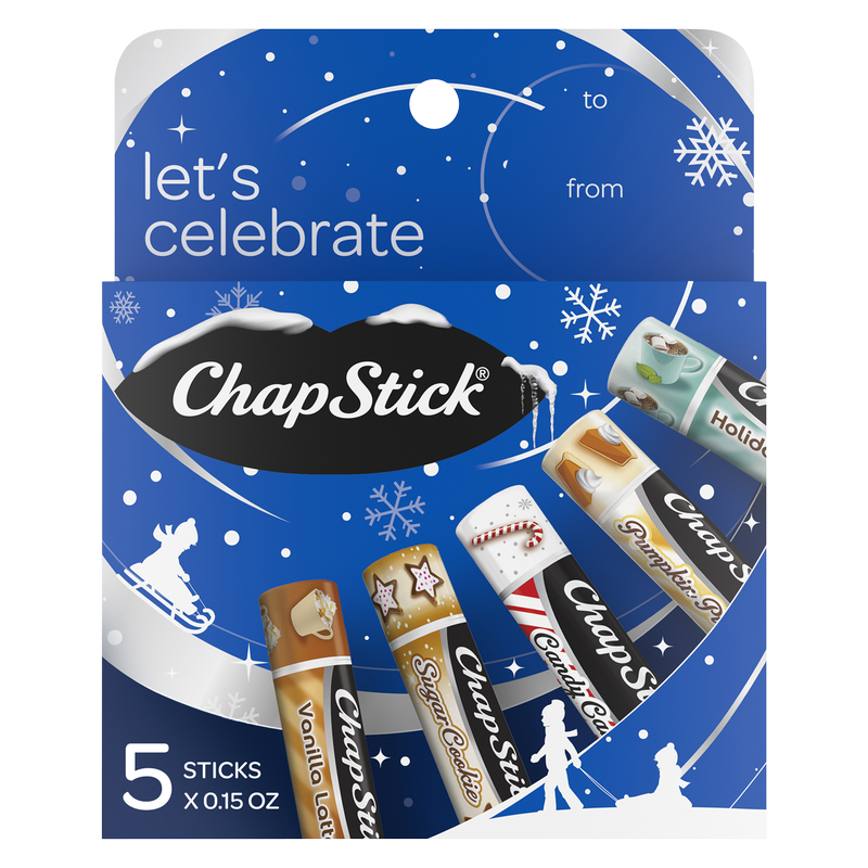 ChapStick Gift Box Holiday Mix Lip Balms 5ct