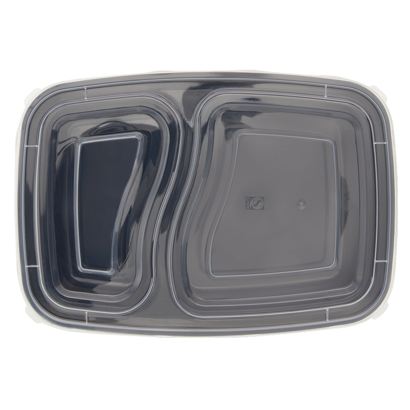 Fridgemate Container Set, Meal Prep, Two Section 20 Ea