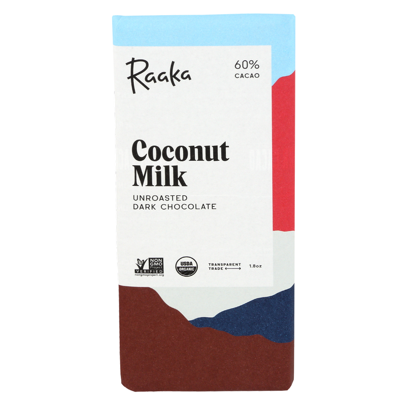 Raaka Coconut Milk Chocolate Bar 1.8oz