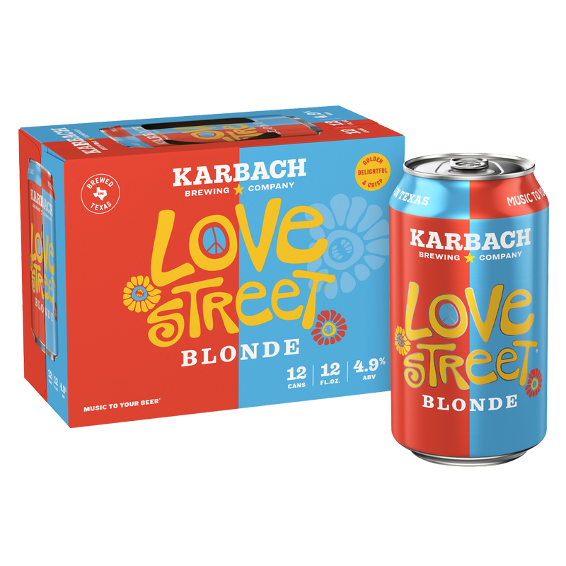 Karbach Brewing Love Street Blonde 12pk 12oz Can 4.9% ABV