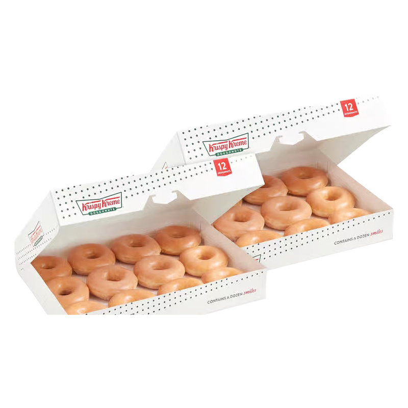 Krispy Kreme Original Glazed Double Dozen