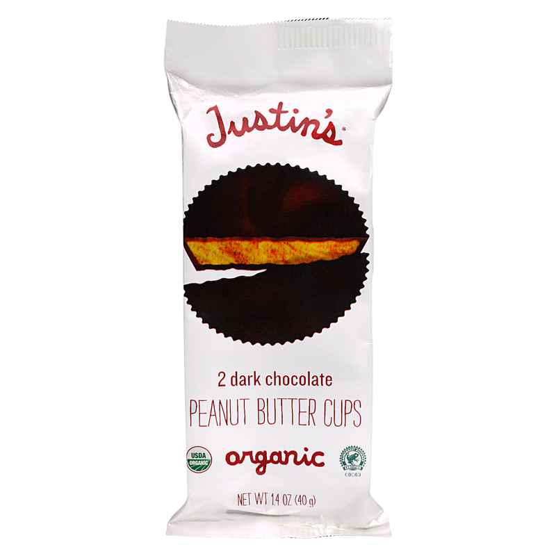 Justin's Organic Dark Chocolate Peanut Butter Cups 2ct