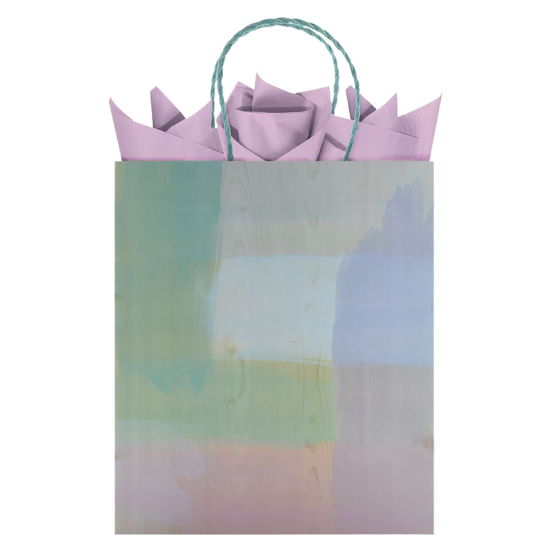 Seaside Color Wash 10.5" x 5" x 12.5" Gift Bag