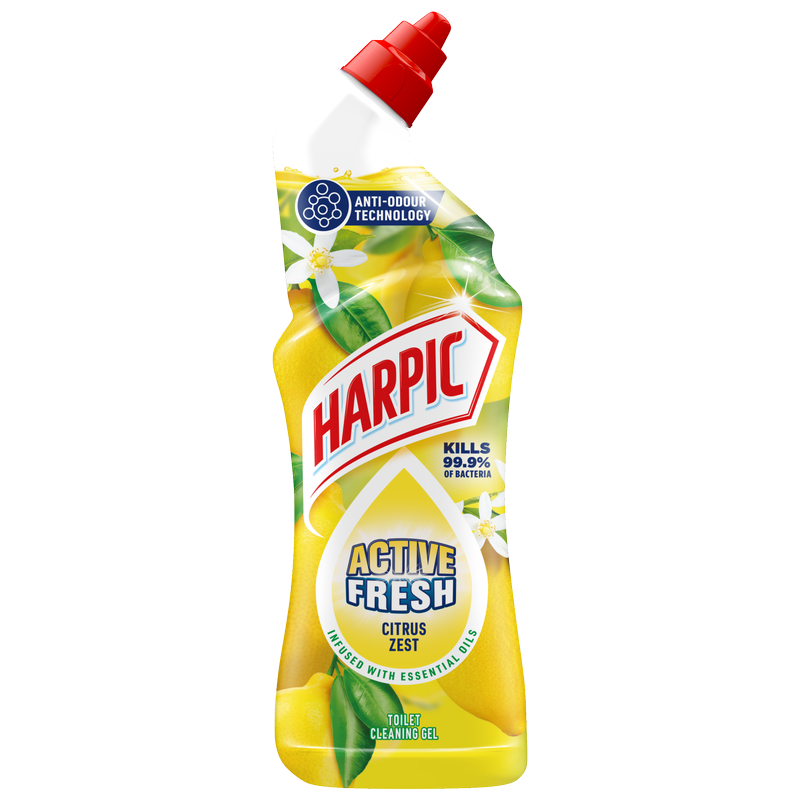 Harpic Active Fresh Toilet Cleaner Gel Citrus, 750ml