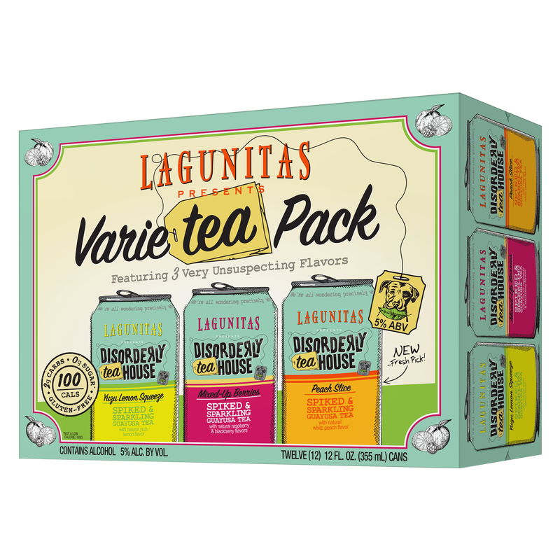 Lagunitas Disorderly Tea Varie-Tea Pack 12pk 12oz Can 5% ABV