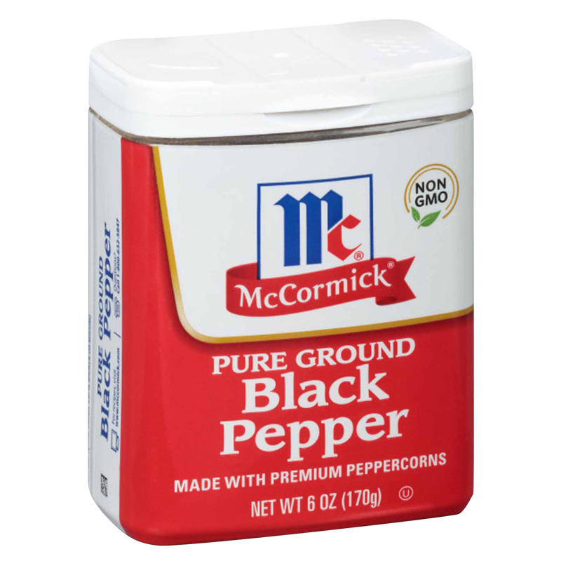 McCormick Black Ground Pepper 3oz