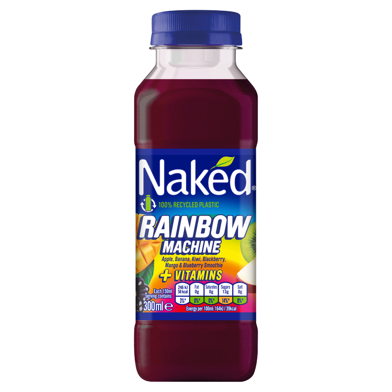 Naked Rainbow Machine Mixed Fruit Smoothie, 300ml