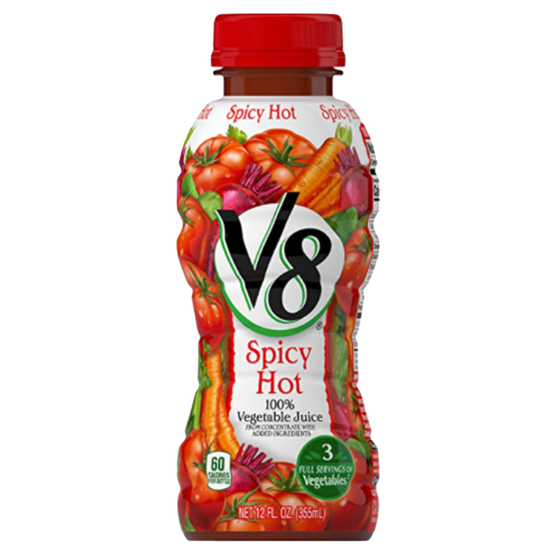 V8 Spicy Hot Tomato Juice 12oz