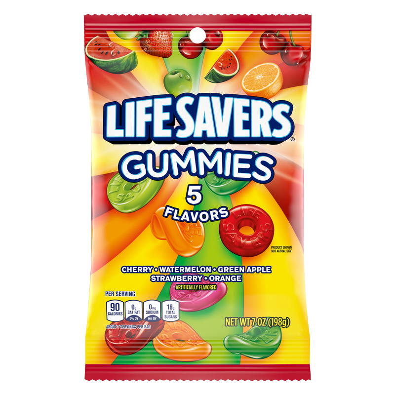 Life Savers 5 Flavors Gummies 7oz