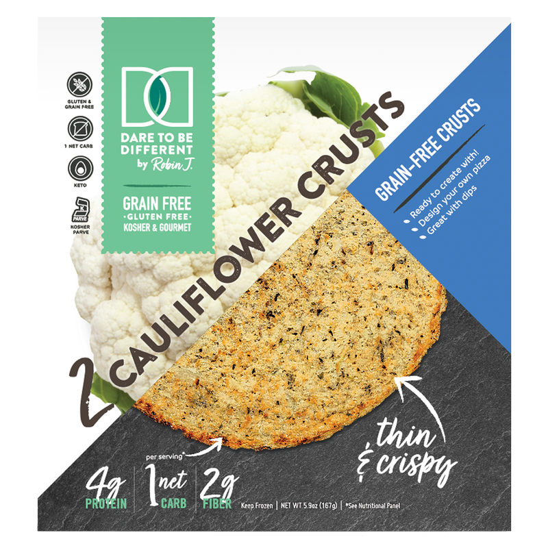 Dare To Be Different Foods Cauliflower Crusts 2-pack