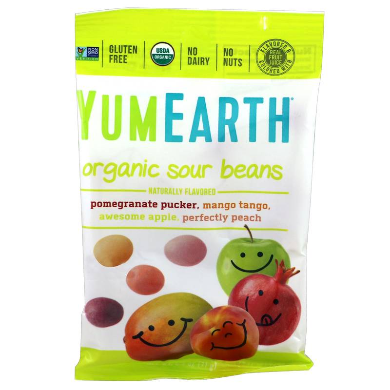 YumEarth Organic Sour Beans 2.5oz