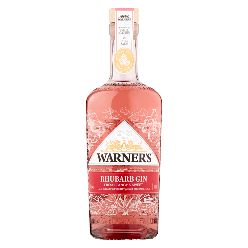 Warner's Rhubarb Gin, 70cl
